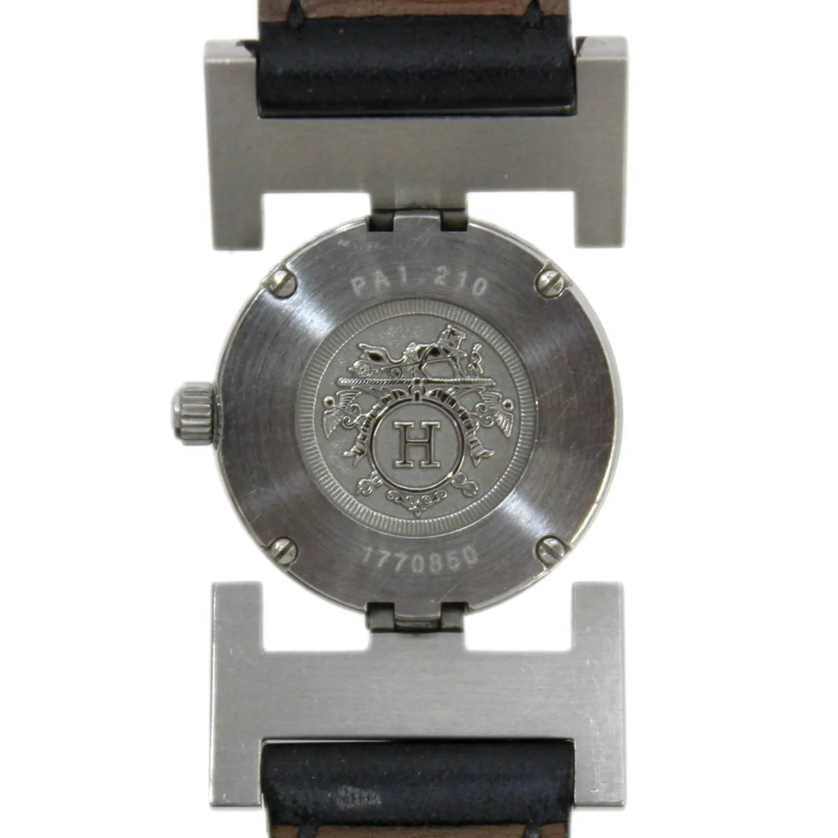Pre-Owned HERMESize Hermes paprika ladies quartz watch SizeSize PA1.210 (Good)