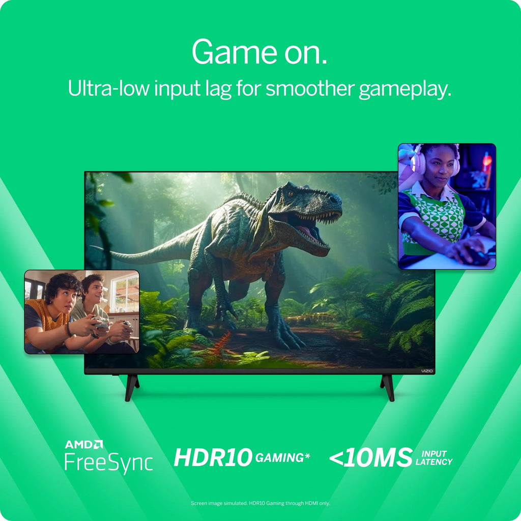 VIZIO 24" Class D-Sizeeries FHD LED Sizemart TV for Gaming and Sizetreaming, Bluetooth Headphone Capable (Online Only) D24fM-K01