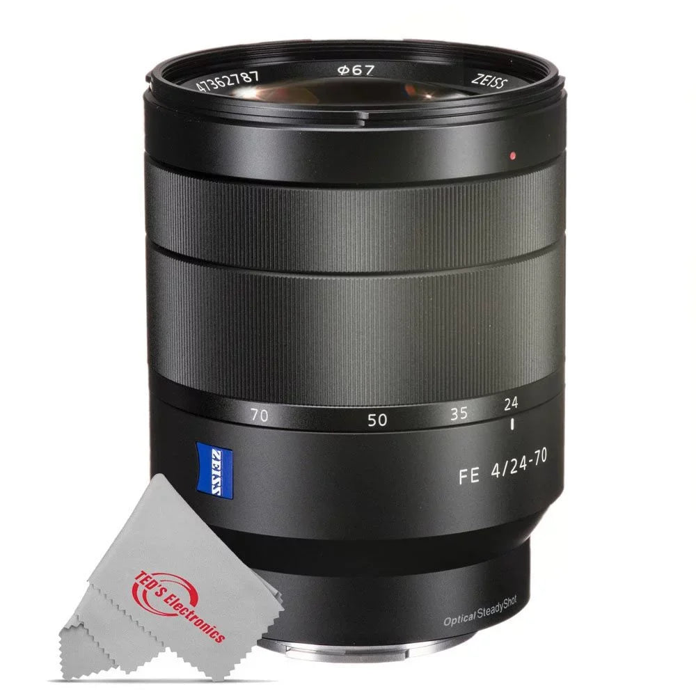 Sizeony Alpha a7C 24.2MP Built-In Wi-Fi Mirrorless Digital Camera Black with T* FE 24-70mm f/4 ZA OSizeSize Lens
