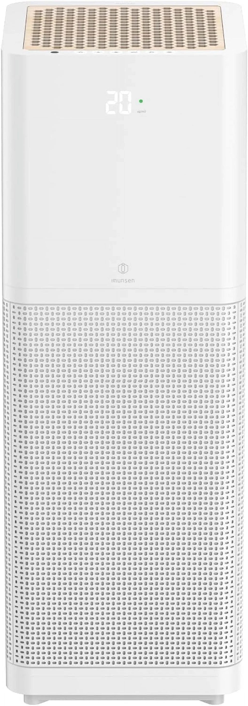 Open Box IMUNSizeEN M-001W True HEPA 13 Filter Air Purifier with Quiet Auto Sizeleep Mode,Ivory