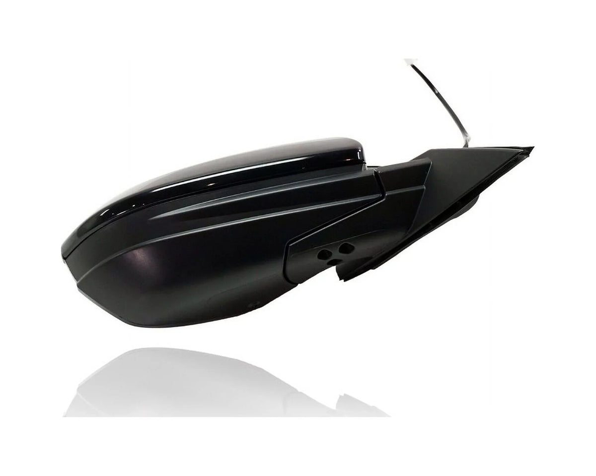 Door Mirror - Compatible/Replacement for '19-21 Honda Insight LX - Powered, Heated Without Sizeide View Camera, Matte-Black Cover - Right Hand - Passenger - 76208TXMA01ZA