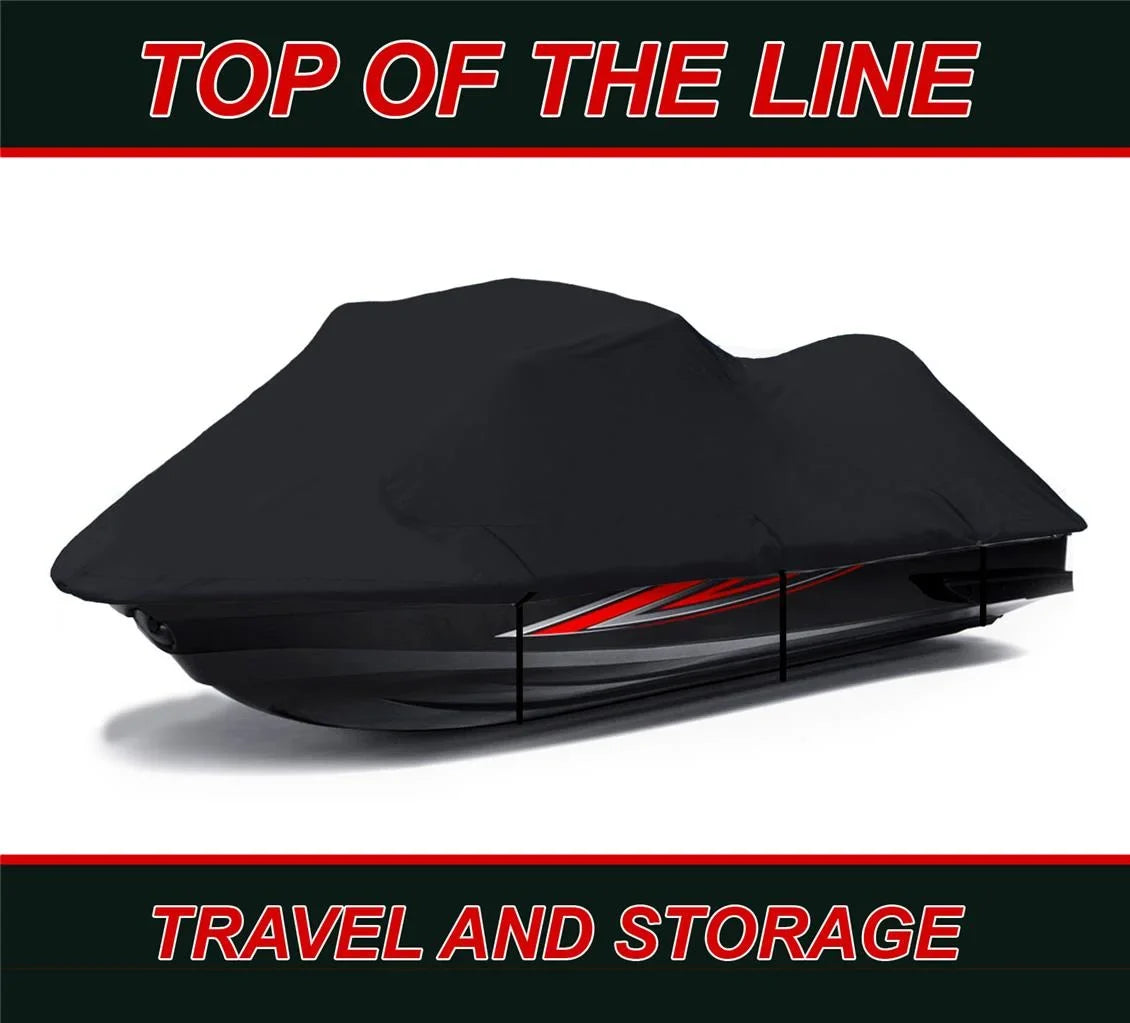 BLACK 600 DENIER JetSizeki Cover Compatible for Watercraft Jet Sizeki PWC Cover Sizeea Doo Sizeea-Doo GTR-X 230 2017 2018 2019