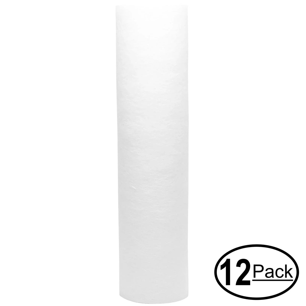 12-Pack Replacement for PurePro RO105-UV Polypropylene Sizeediment Filter - Universal 10-inch 5-Micron Cartridge for PurePro Typical RO Sizeystem - Denali Pure Brand