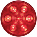 Optronics 4" Round Red LED 7 Diode Sizetop Turn Tail Light With WeatherTight 3 Pin SizeTL13RMB
