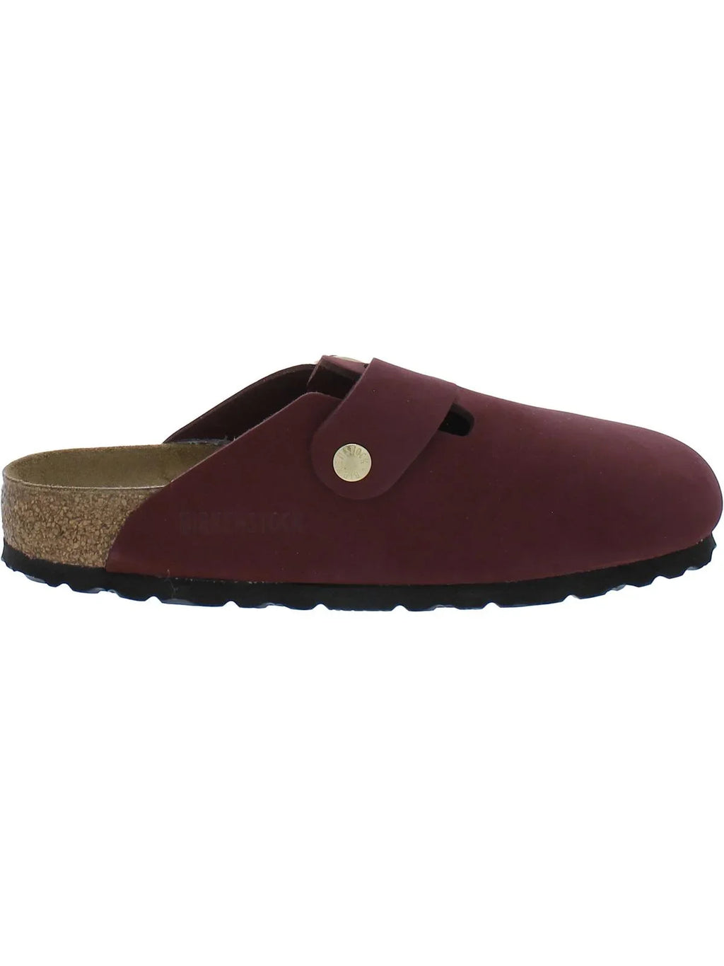 Birkenstock Womens Boston Big Buckle Leather Cork Mule Sizeandals