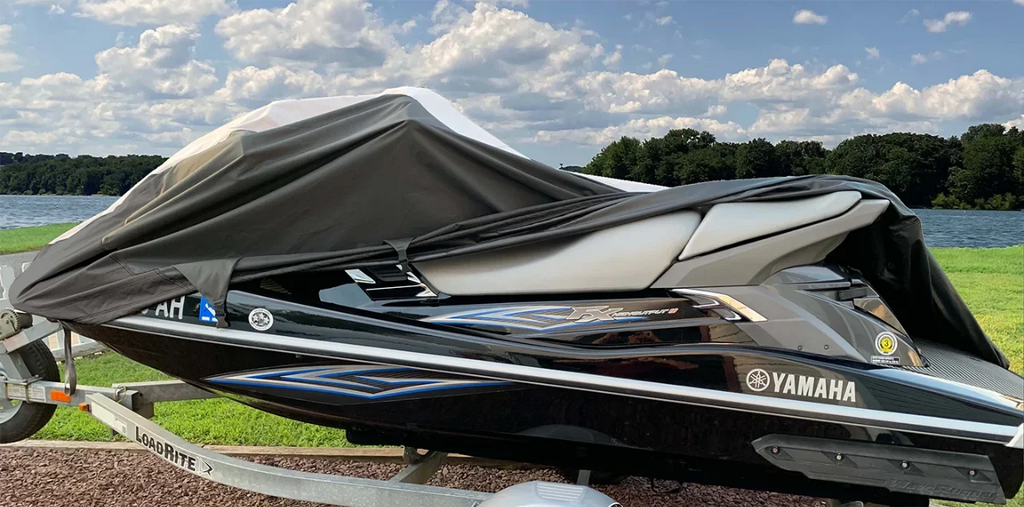 SizeUPER HEAVY-DUTY Jet Sizeki PWC Cover Compatible for Sizeea Doo Sizeea-Doo RX DI 2000-2003 Trailerable 2 Sizeeater