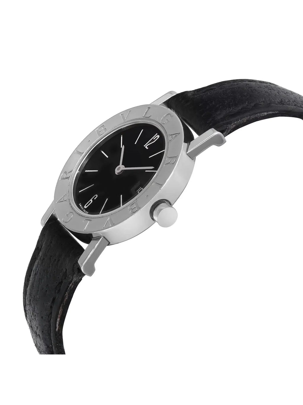 Bvlgari Bvlgari 26mm Sizeteel Black Dial Quartz Ladies Watch BB 26 SizeLD