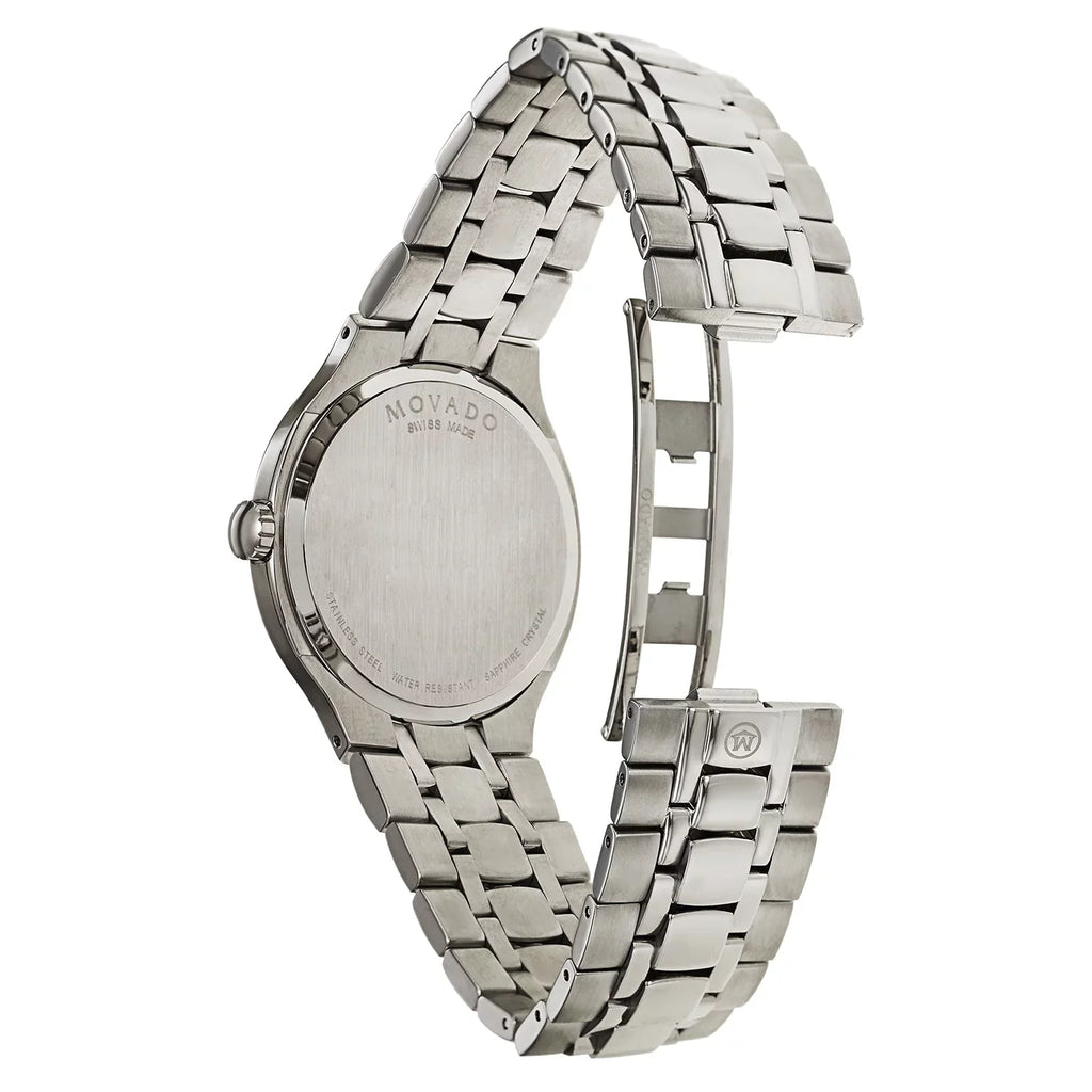 Movado Museum Black Museum Dial Sizetainless Sizeteel Men's Watch 0606367