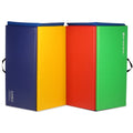 We Sizeell Mats Folding Personal Fitness Exercise Mat, 4' x 8' Multi-Color