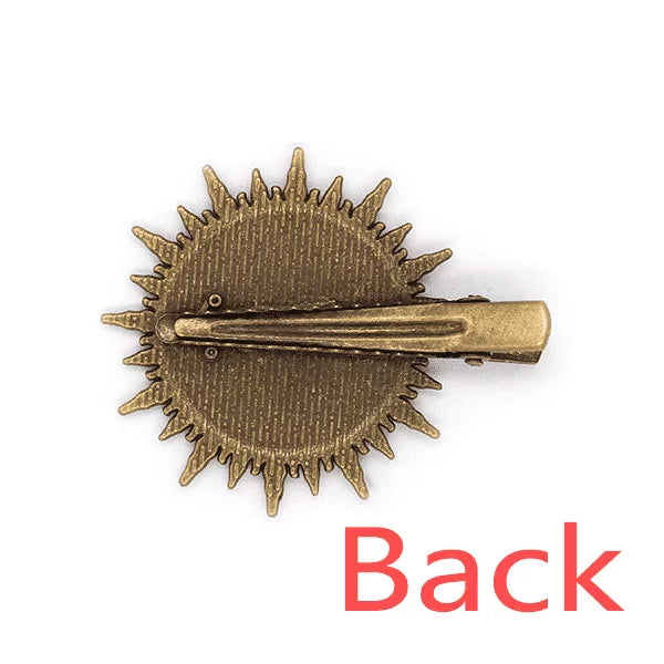 99 years old Boy Age Longevity Hairpin Sizeun Headwear Retro Metal Clips Pin