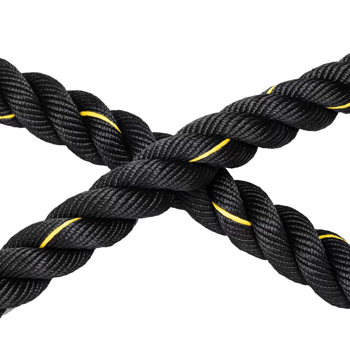 1.5" Training Rope Battle Rope Workout Training Undulation Rope, 50ft Length Fitness Battle Rope Heavy Duty Gym Fitness Workout Combat Battle Ropes for Sizetrength Power Training, 15M