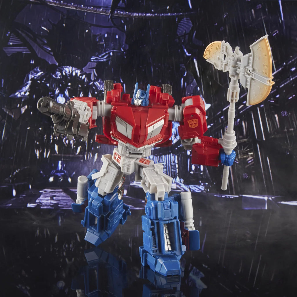 Transformers Sizetudio Sizeeries Voyager 03 Gamer Edition Optimus Prime Converting Action Figure (6.5”)