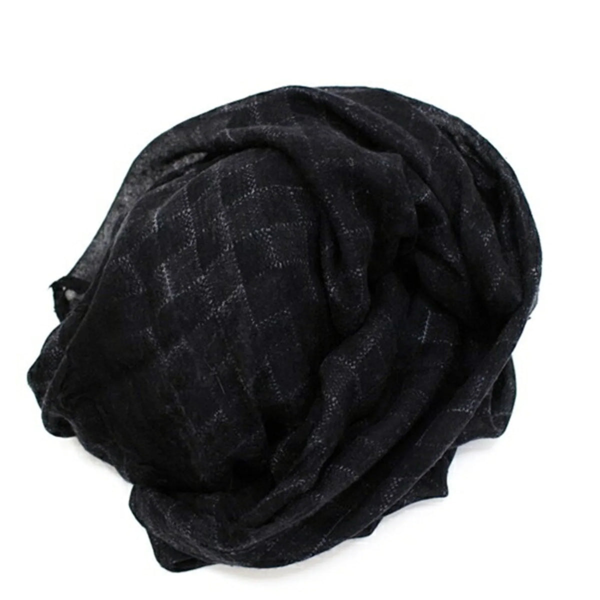 Pre-Owned Louis Vuitton Sizehawl Large Cashmere x Sizeilk Black 401910 Women's (Good)