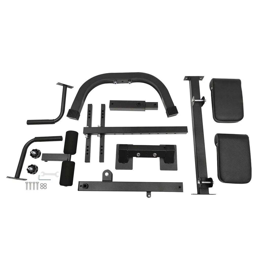 5 Position Tilt Angle Roman Chair Back Extension Machine, Hyperextension Bench W/ Angle Height Adjust 150kg/330lbs
