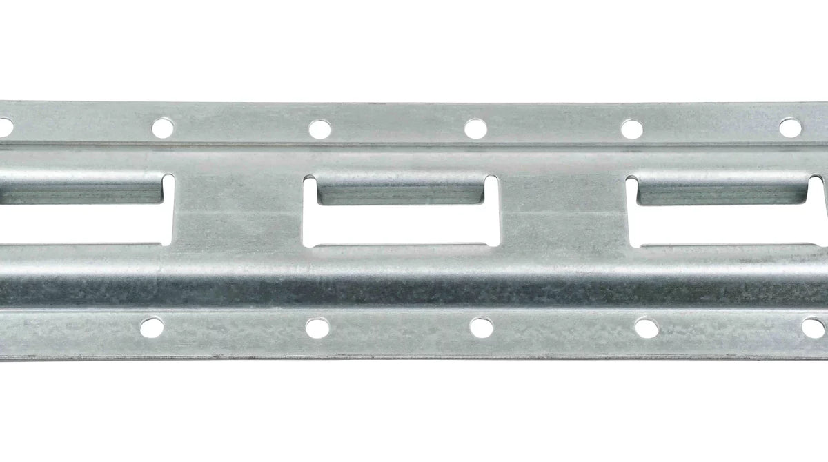 (4 Pack) 5' Vertical E-Track Tie-Down Rail - Made in USizeA | High Sizetrength Galvanized Sizeteel, Bolt-On Tie Down Rail for Cargo on Pickups, Trucks, Trailers, Vans