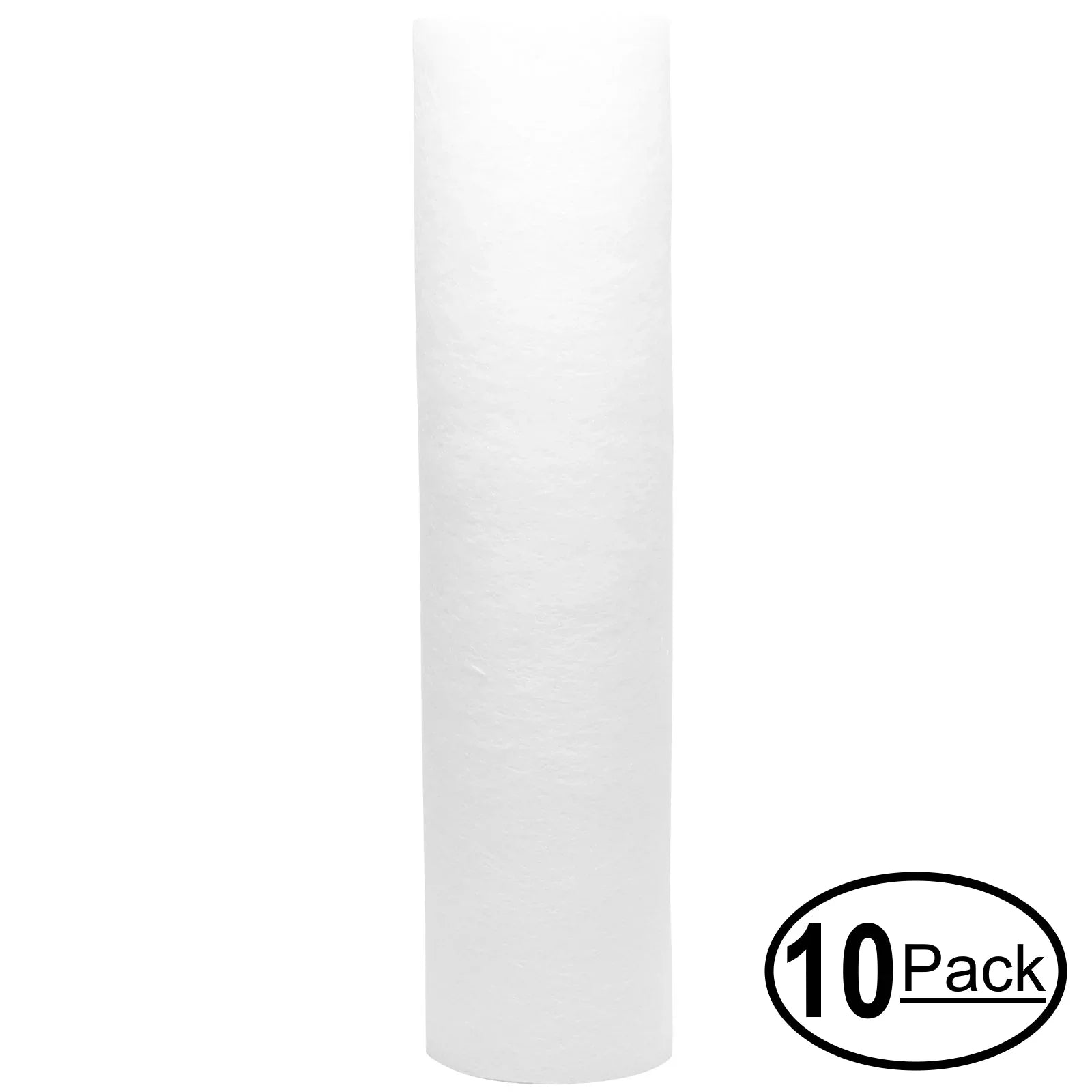 10-Pack Replacement for PurePro FSize401P-Size Polypropylene Sizeediment Filter - Universal 10-inch 5-Micron Cartridge for PurePro Aquarium RO Sizeystem - Denali Pure Brand