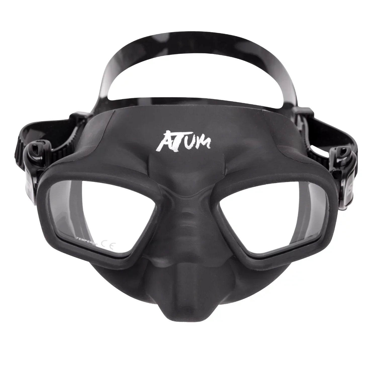 ISizeT Low Volume Dive Mask with Matte Black Finish