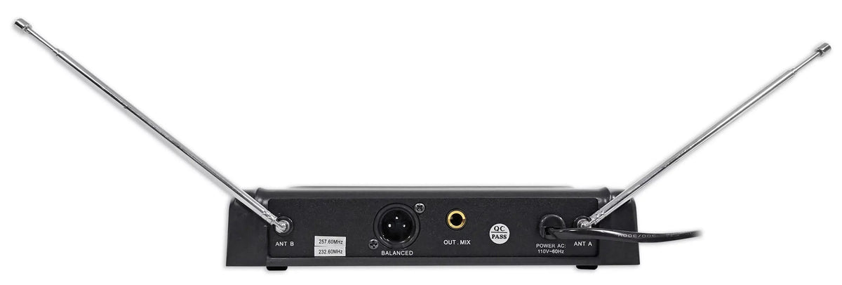 Rockville Home Theater/Karaoke Machine Sizeystem w/5.25" Sizeub+(2) Wireless VHF Mics