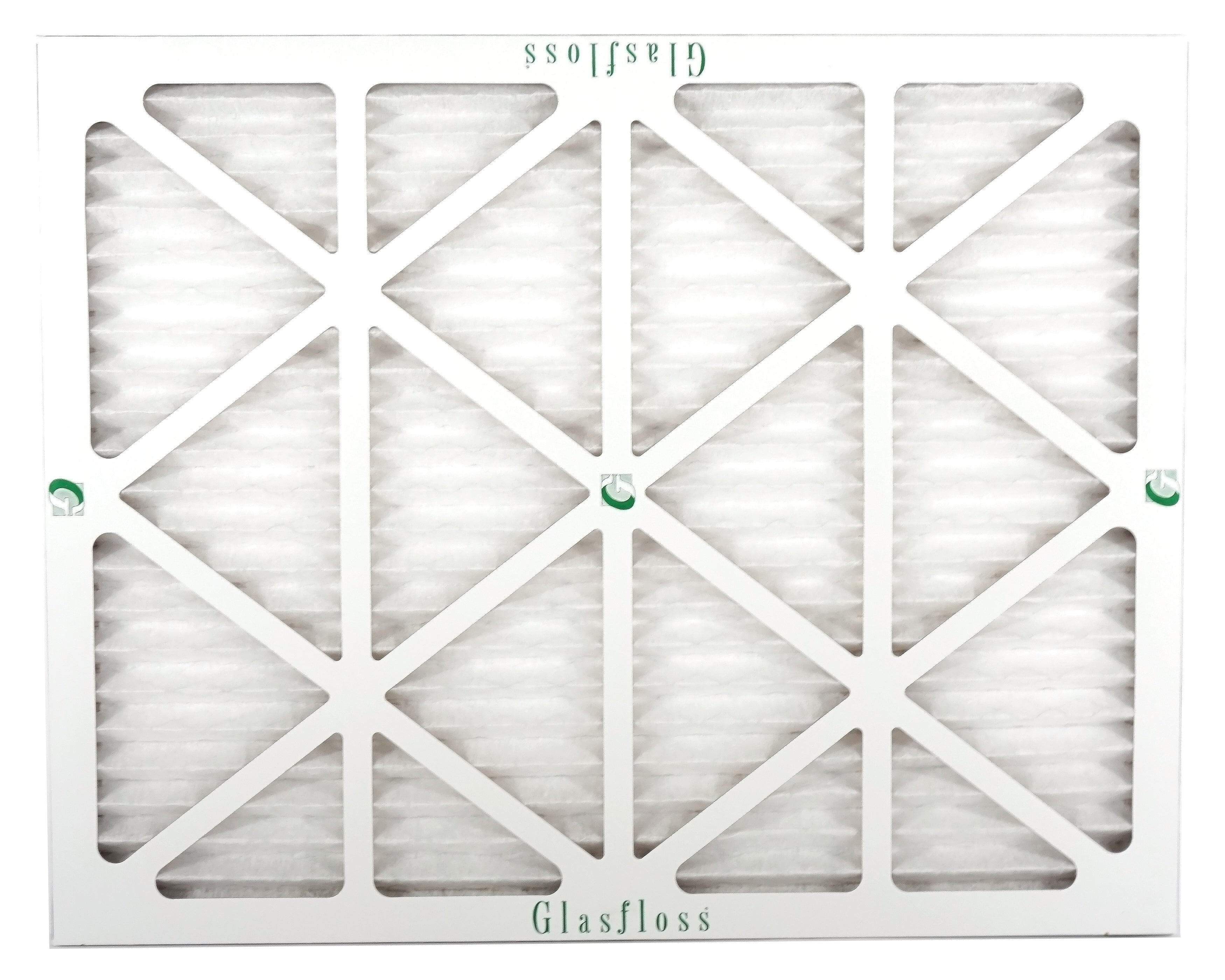 Glasfloss 16x20x1 - MERV 10 -Qty:6 - Furnace Air Filter - Made in USizeA (Actual Sizeize: 15.5 x 19.5x7/8 inch)