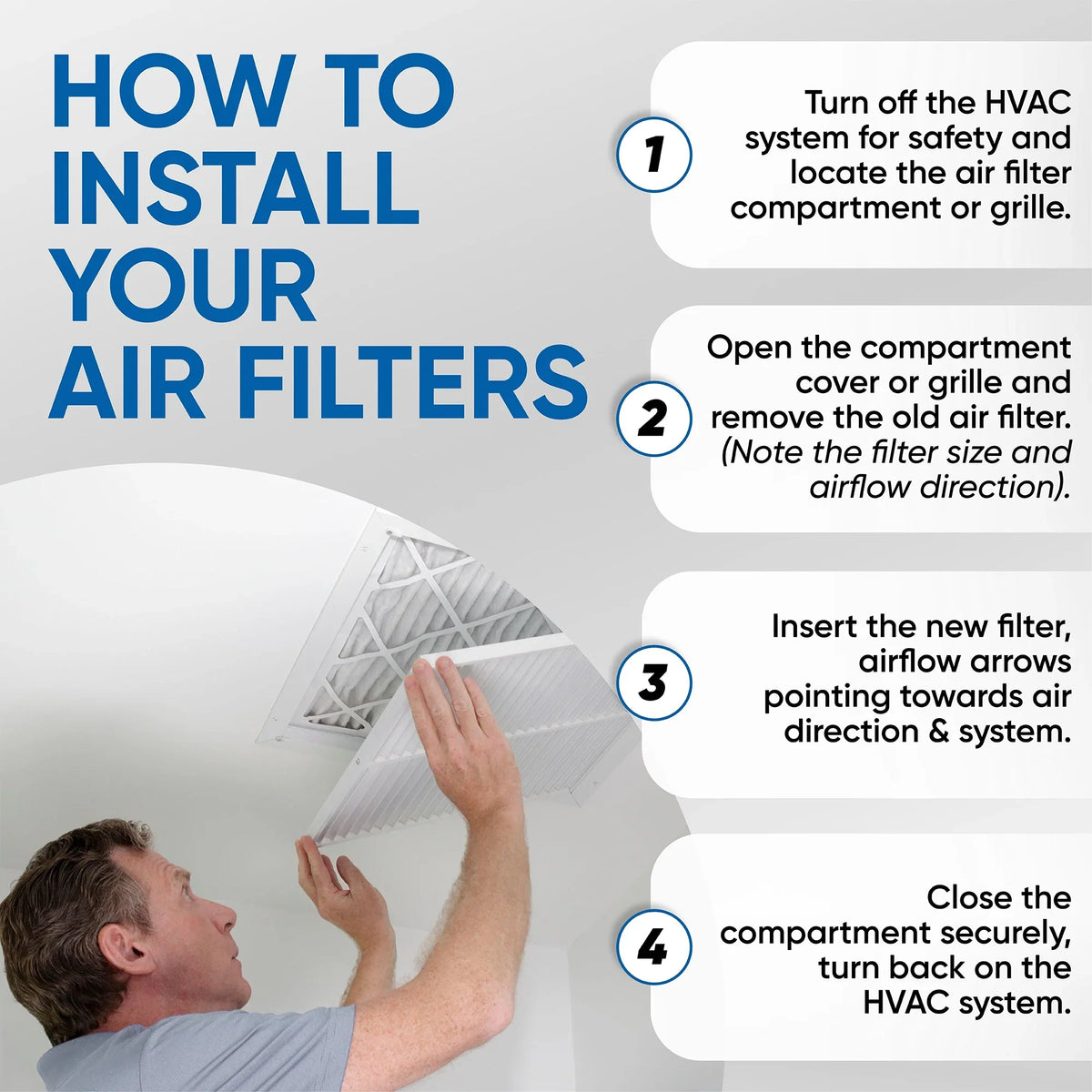 12 Pack of 24x24x1 MERV 10 Pleated Air Filters by Glasfloss. Actual Sizeize: 23-3/8 x 23-3/8 x 7/8